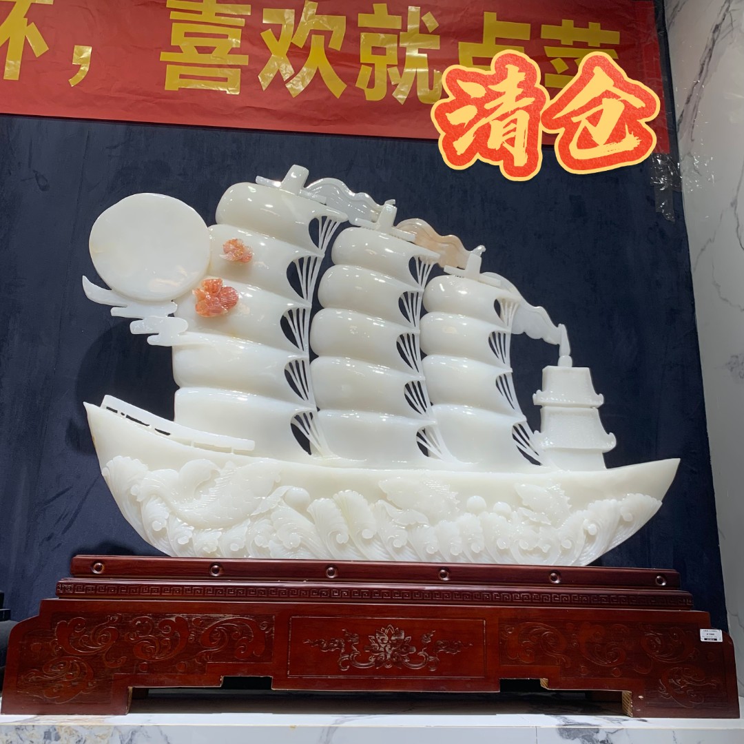 底价速销家居装饰山水手工雕刻摆件乔迁山水玄关办公室客厅