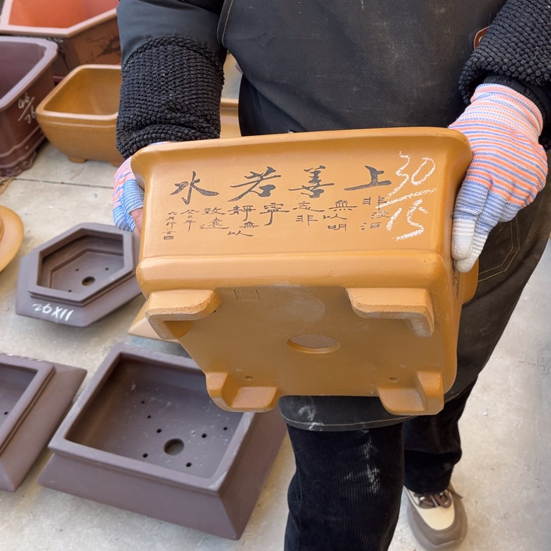 紫砂花盆盆景艺术