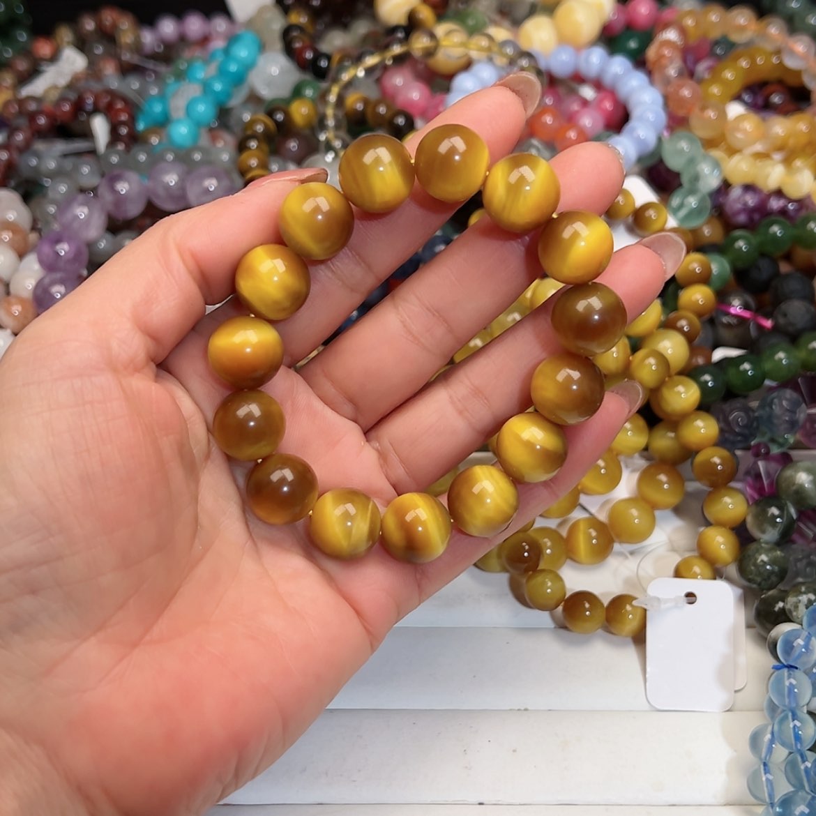 【闪购商品】烟晶手链银S925镶嵌沫*87