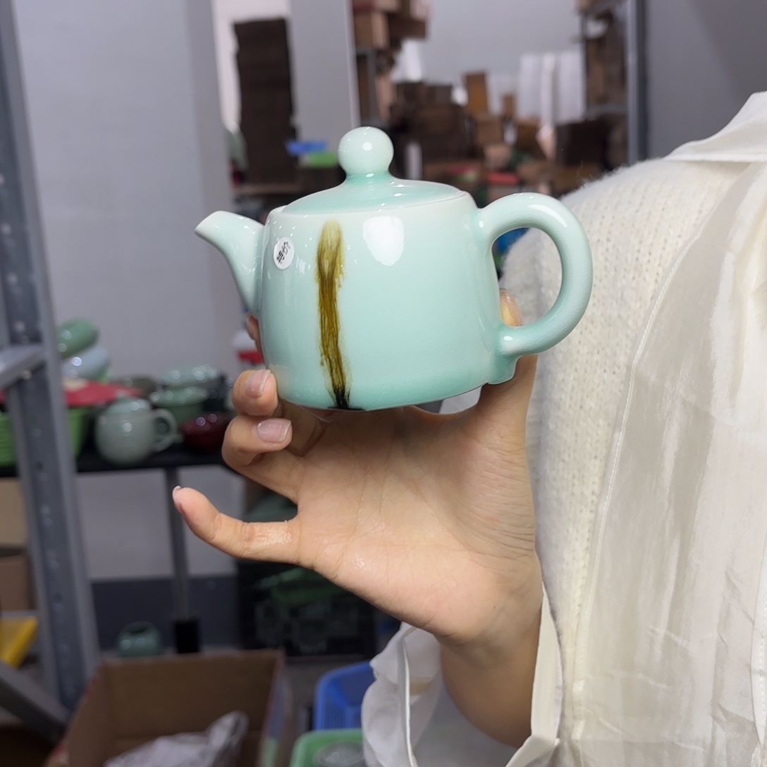 随***g龙泉云间青瓷小米茶器