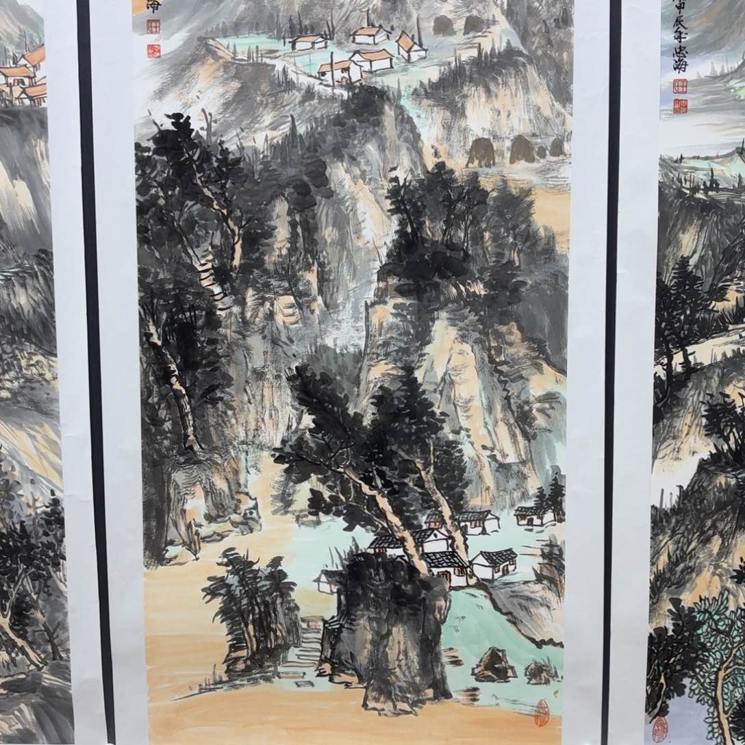 国画王忠海四尺kixzhub。   