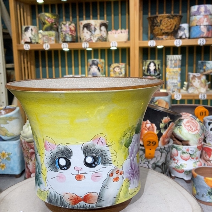 红陶景德镇艺术手绘作品