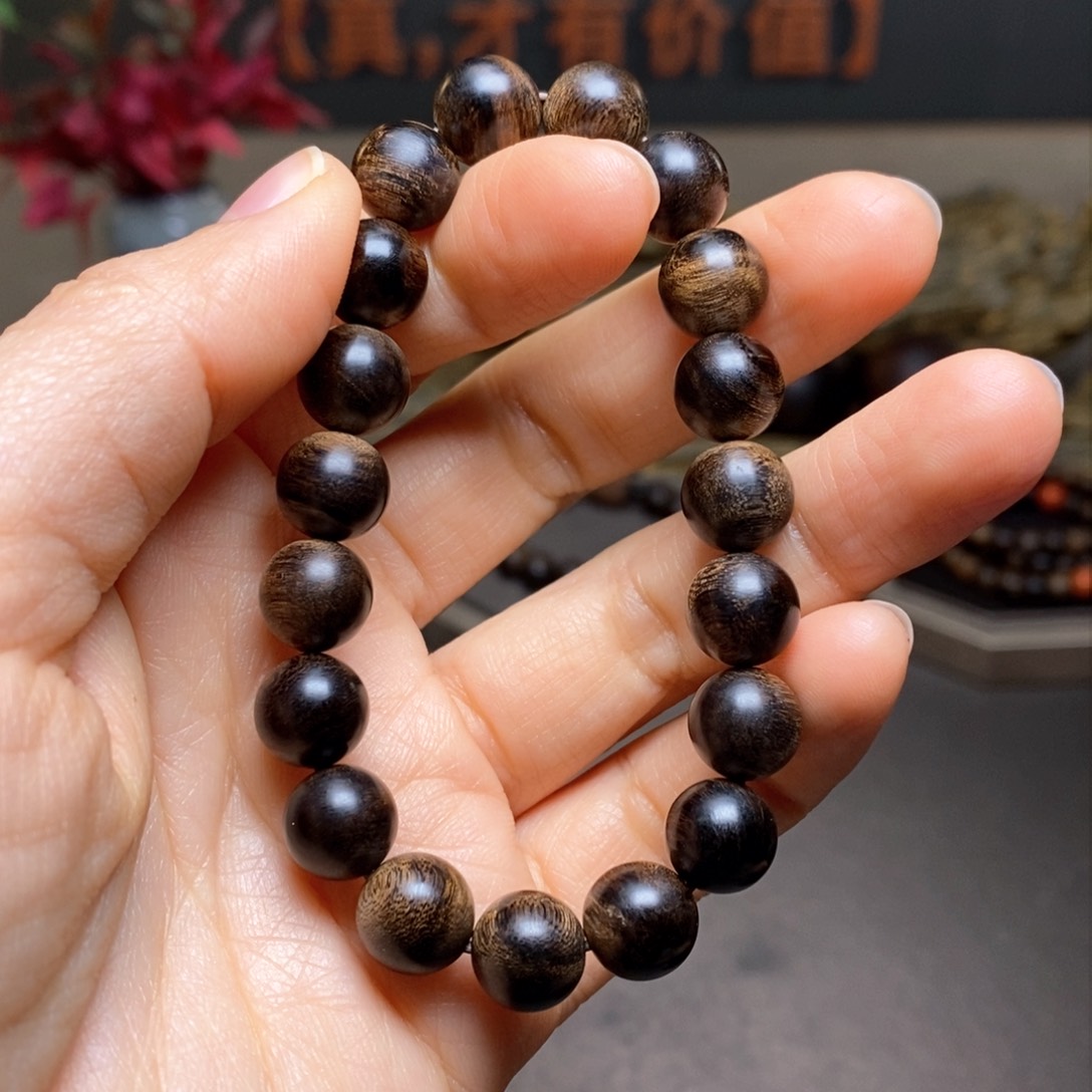 沉香手串越南芽庄黄棋楠瘤疤1.0