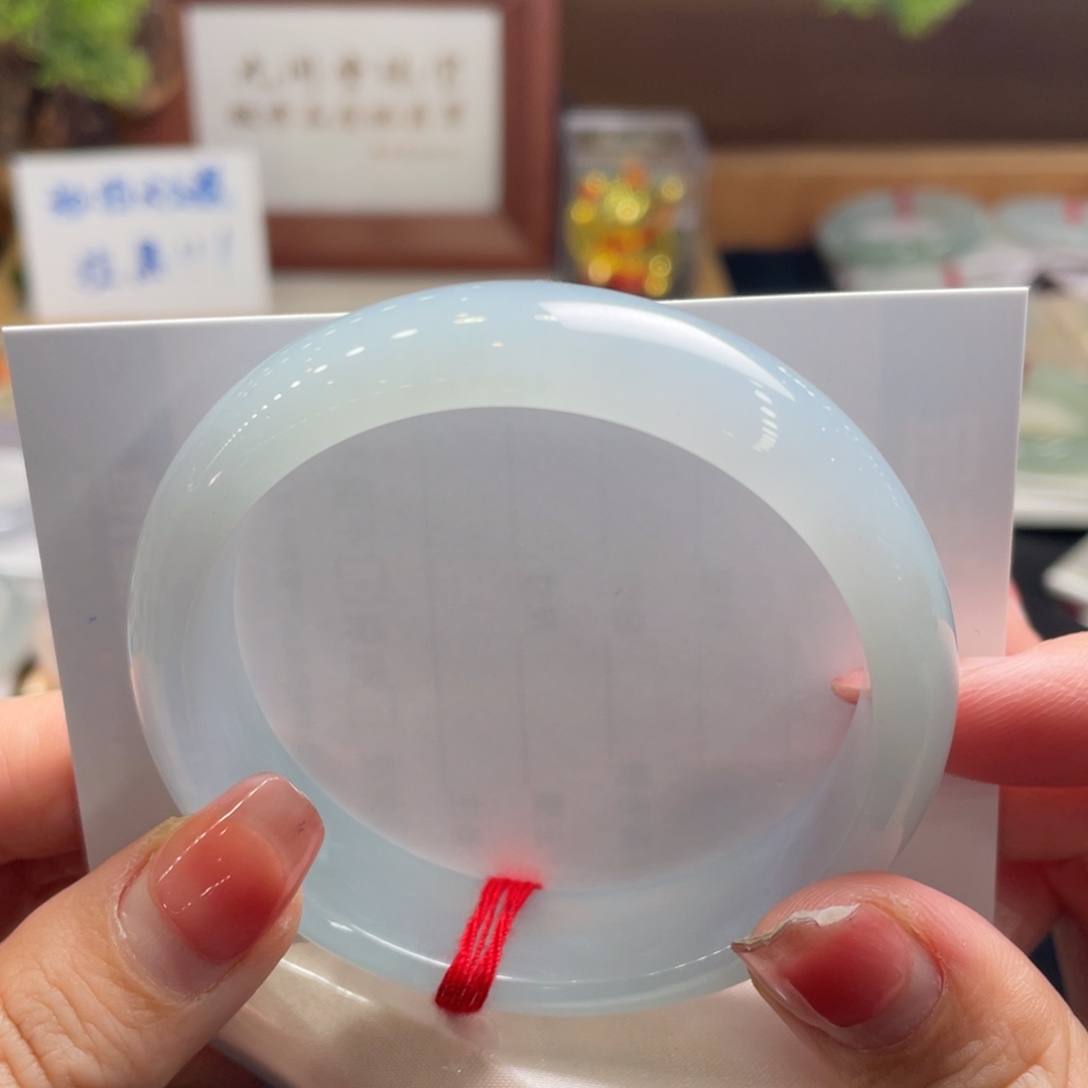 翡翠手镯未镶嵌57正