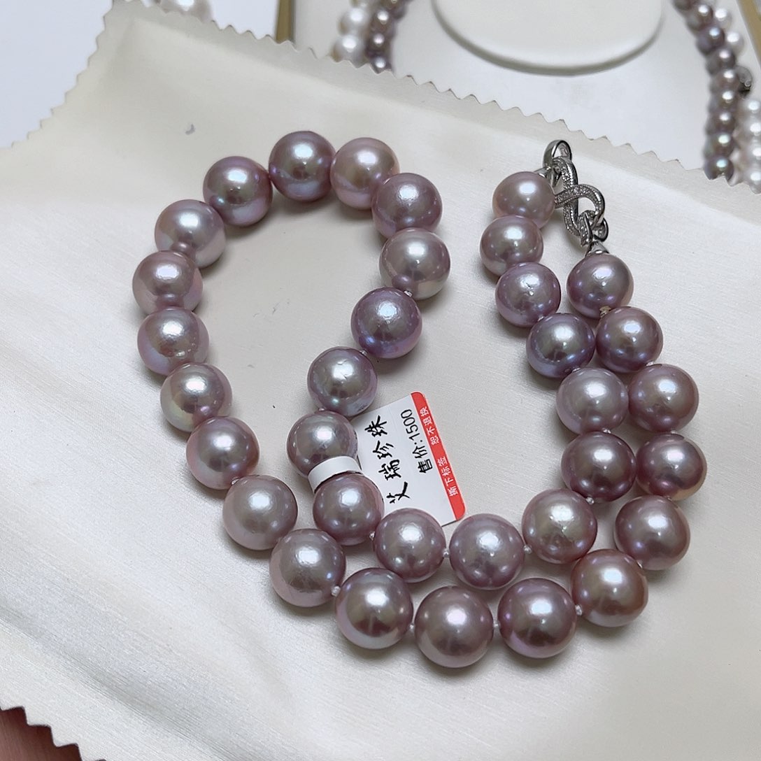 淡水珍珠颈饰未镶嵌12-15内 有核