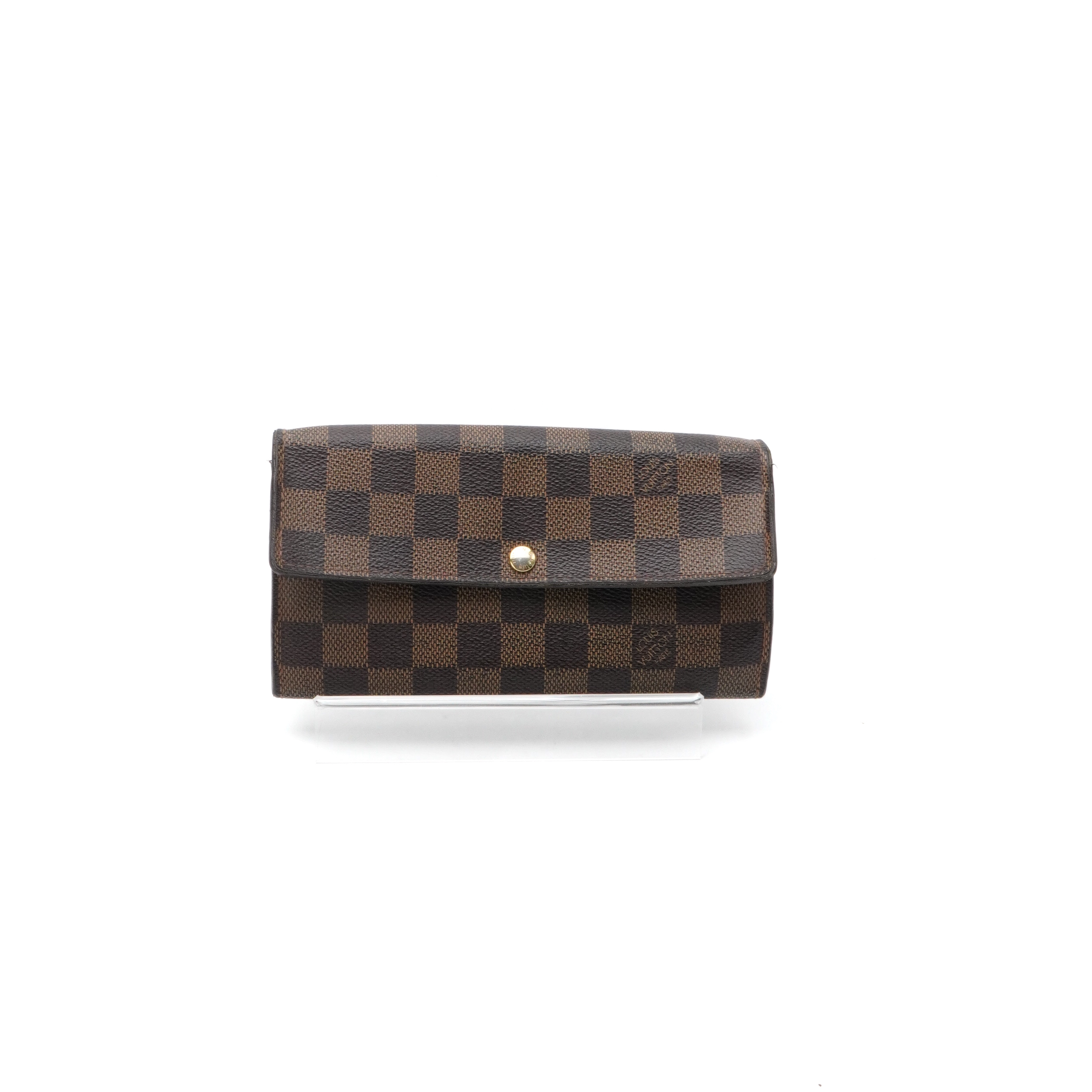 95新 LouisVuitton/路易威登 LV路易威登棋盘格长款钱包 10112