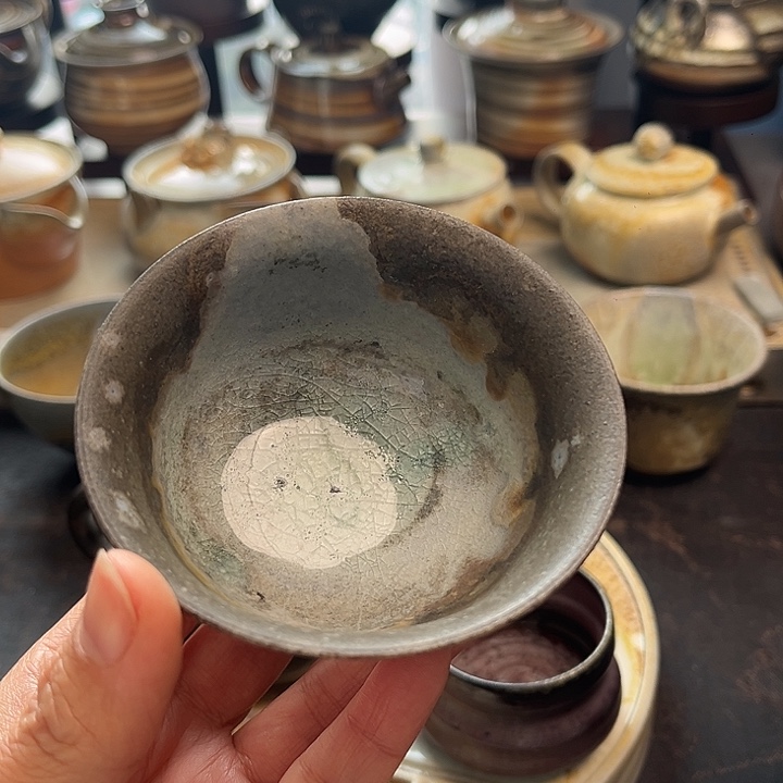 茶盏柴烧茶具柴烧茶具