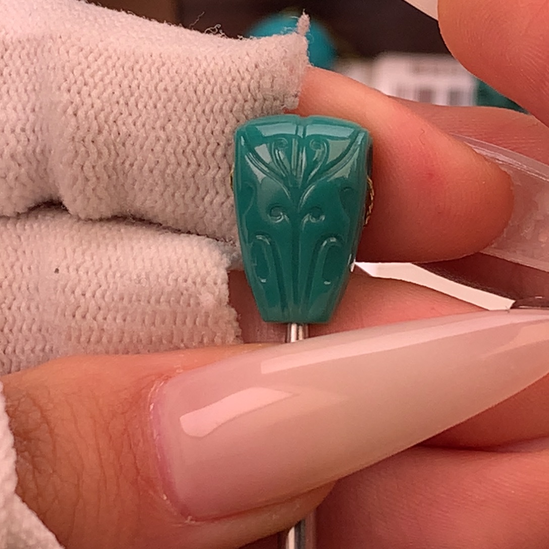 绿松石未镶嵌配饰蕊10.3*8.2*15.5