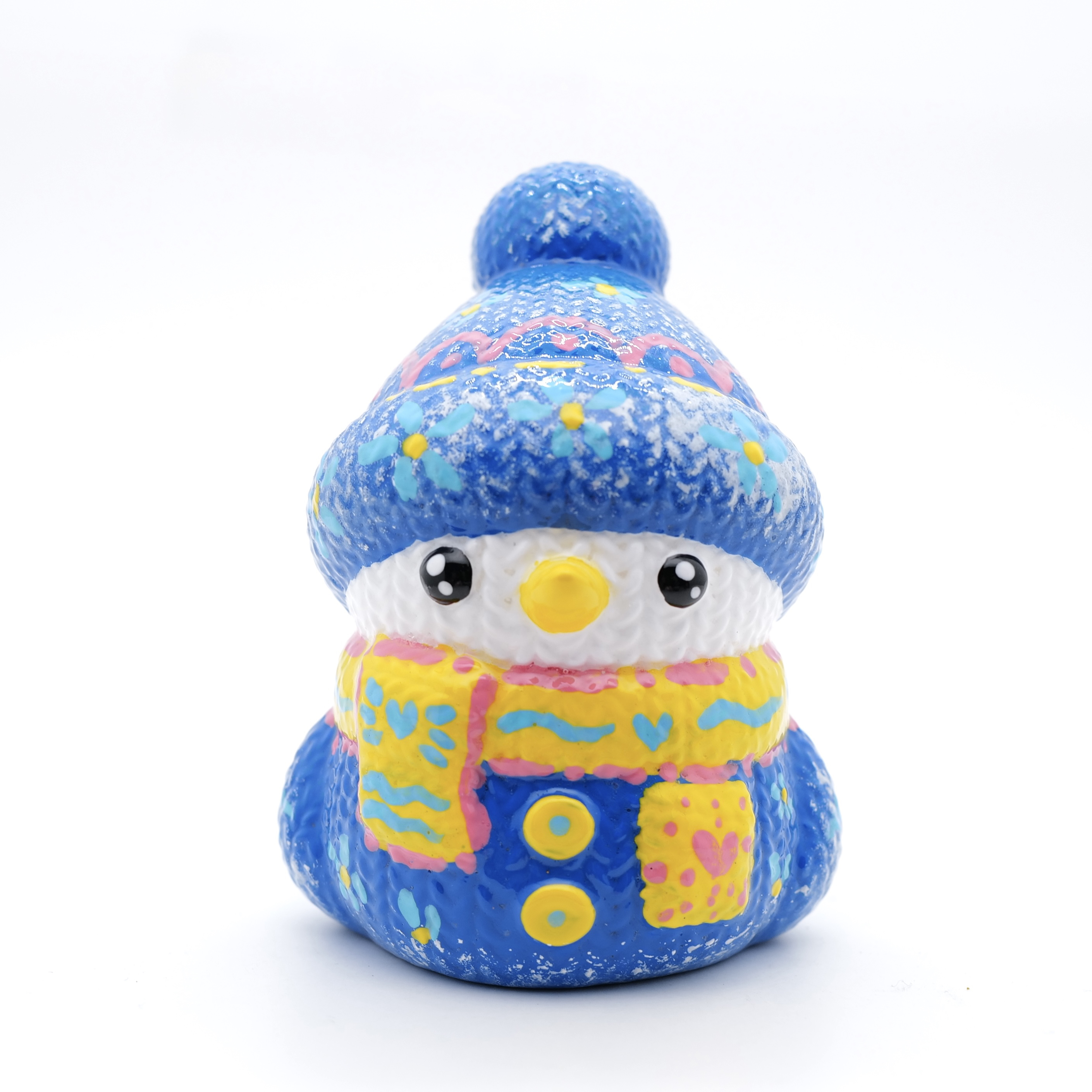 王甜心雪人娃娃 手工制作上色 石膏娃娃 仅一件