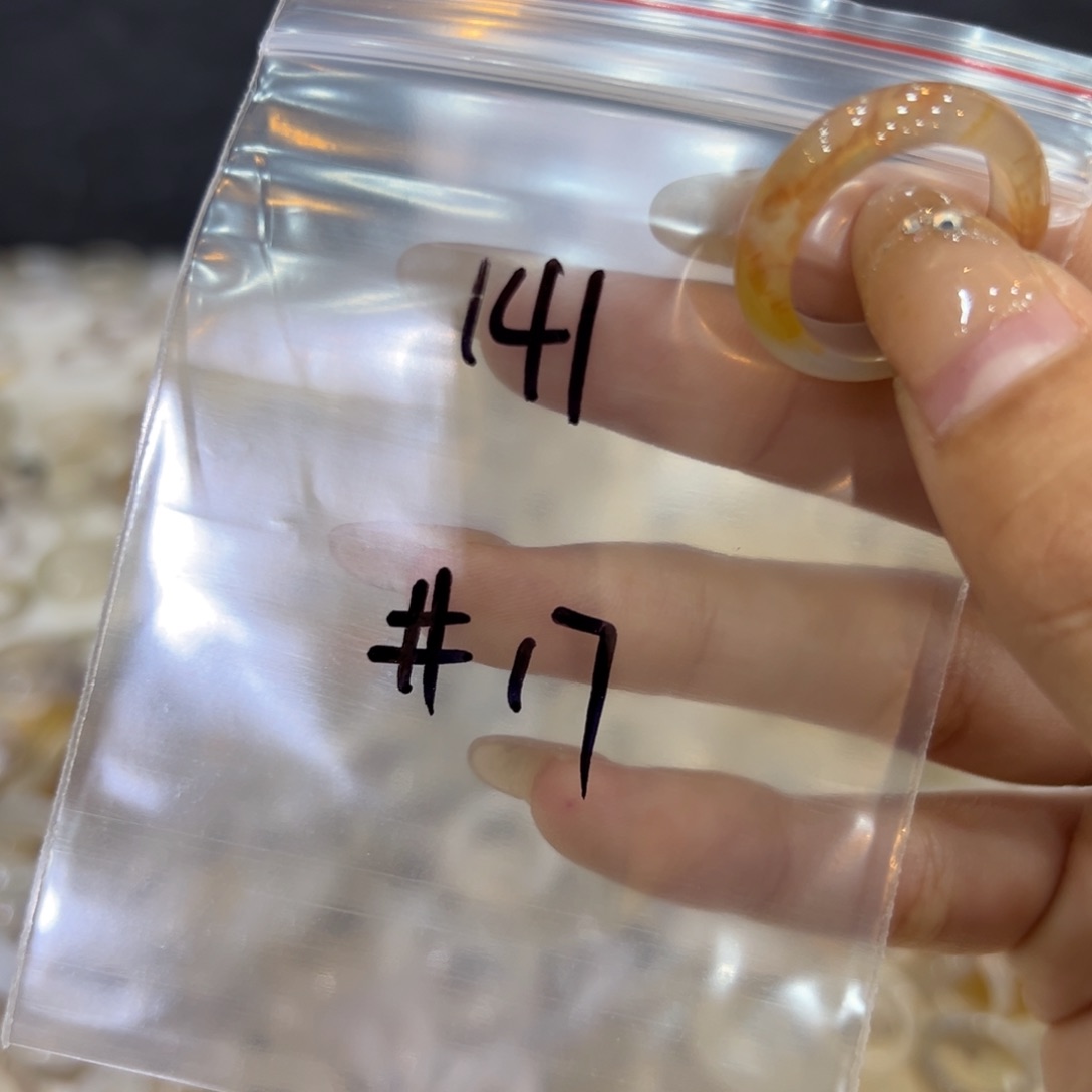 玛瑙/玉髓戒指合金141