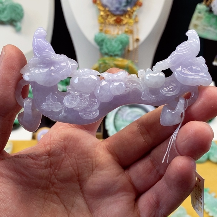 翡翠颈饰未镶嵌翡翠吊坠挂件