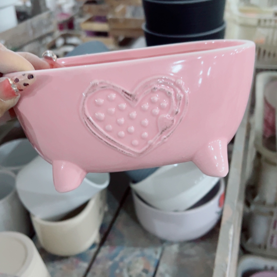 有孔，陶瓷花盆满10米包邮发货