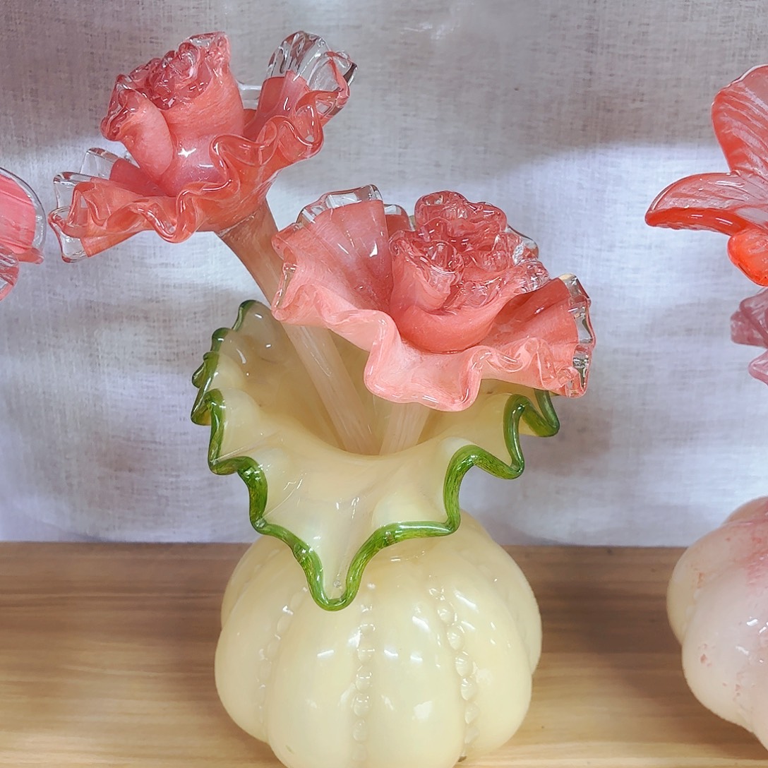 2支花加瓶安妮家花瓶花器摆件