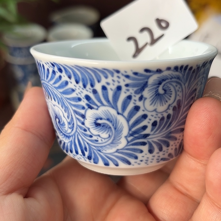 摆件影青·器度景德镇手工手绘茶杯220