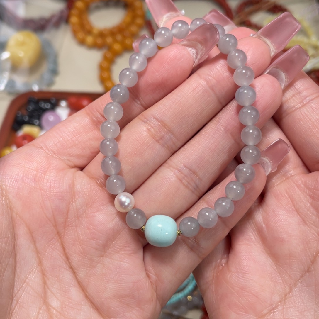 和田玉手串未镶嵌