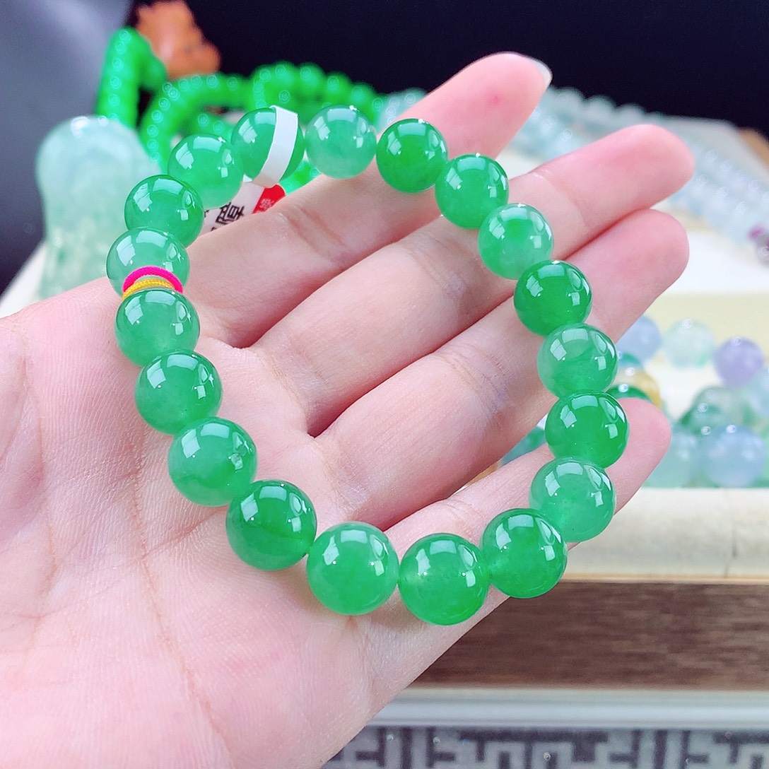 翡翠未镶嵌手链卡10