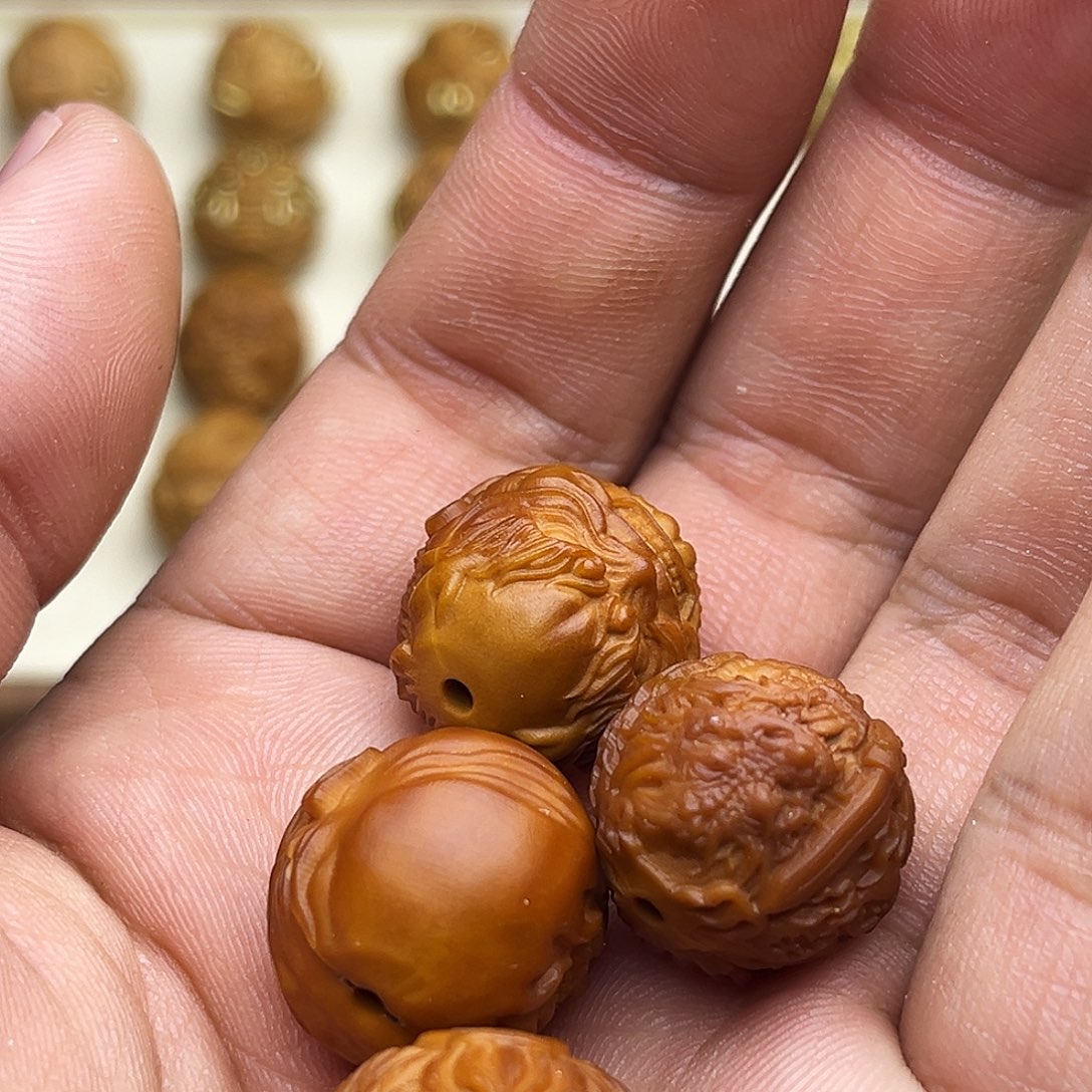 峰***多猴头核桃吊坠单颗3颗