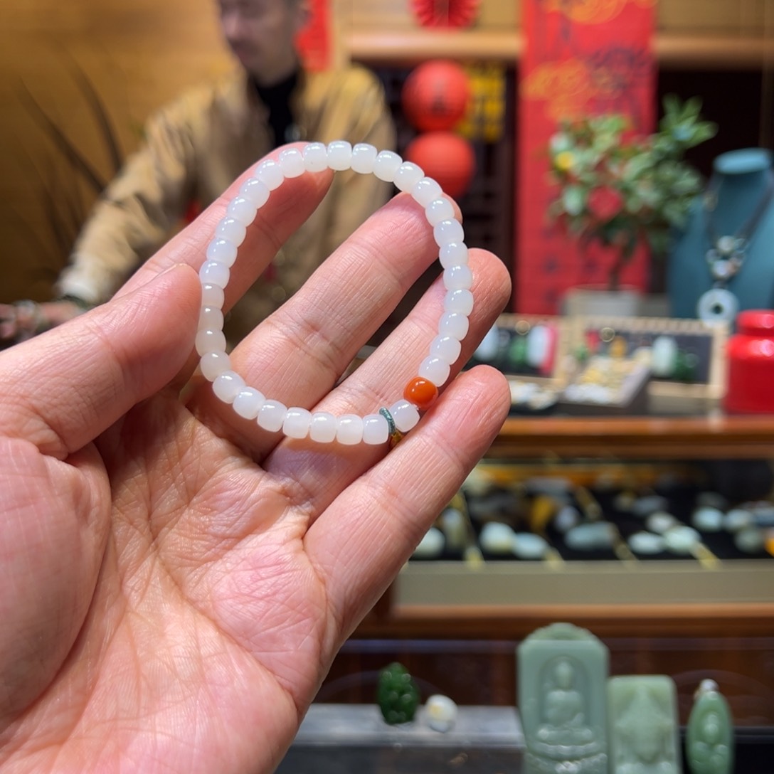 和田玉手链未镶嵌