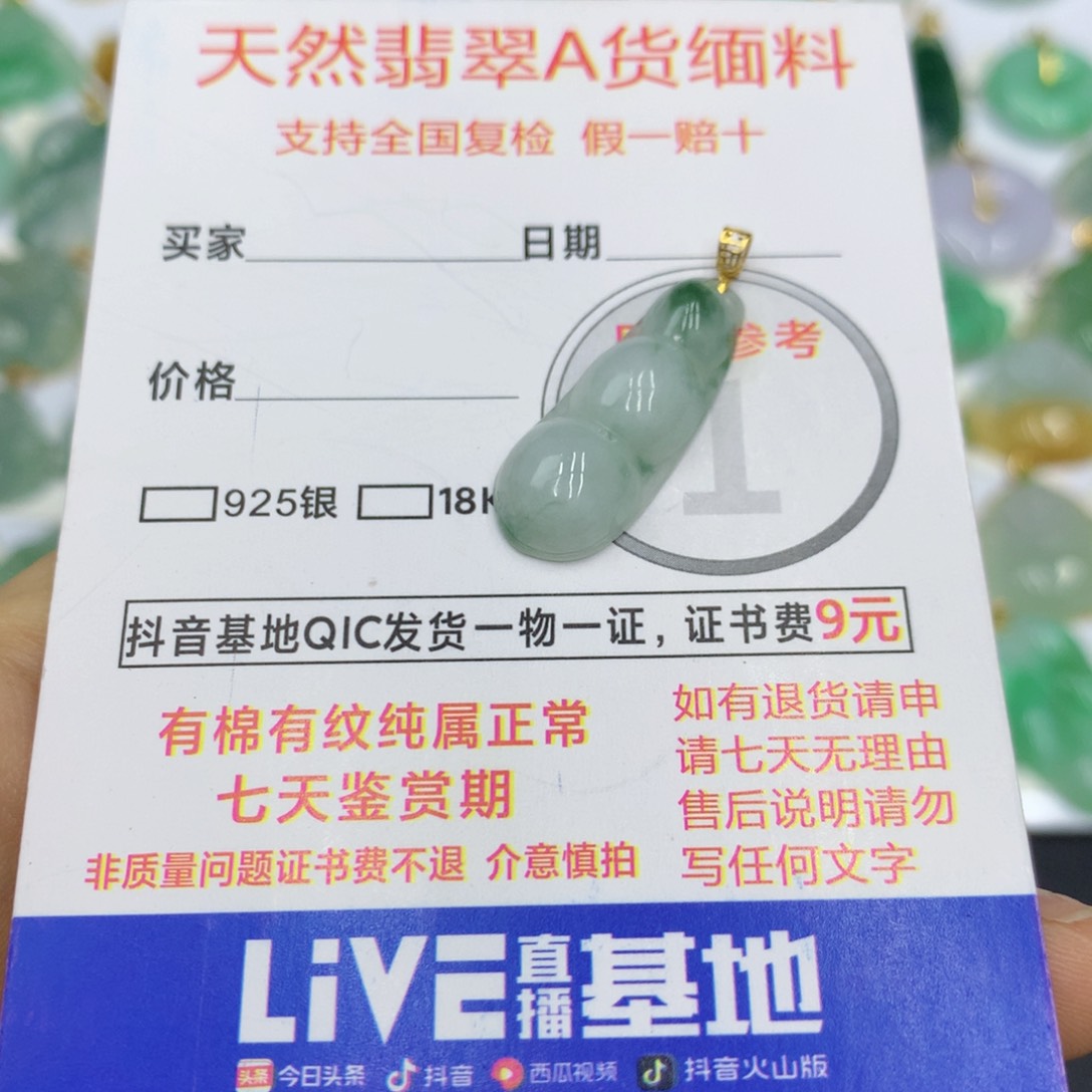 翡翠颈饰未镶嵌翡翠