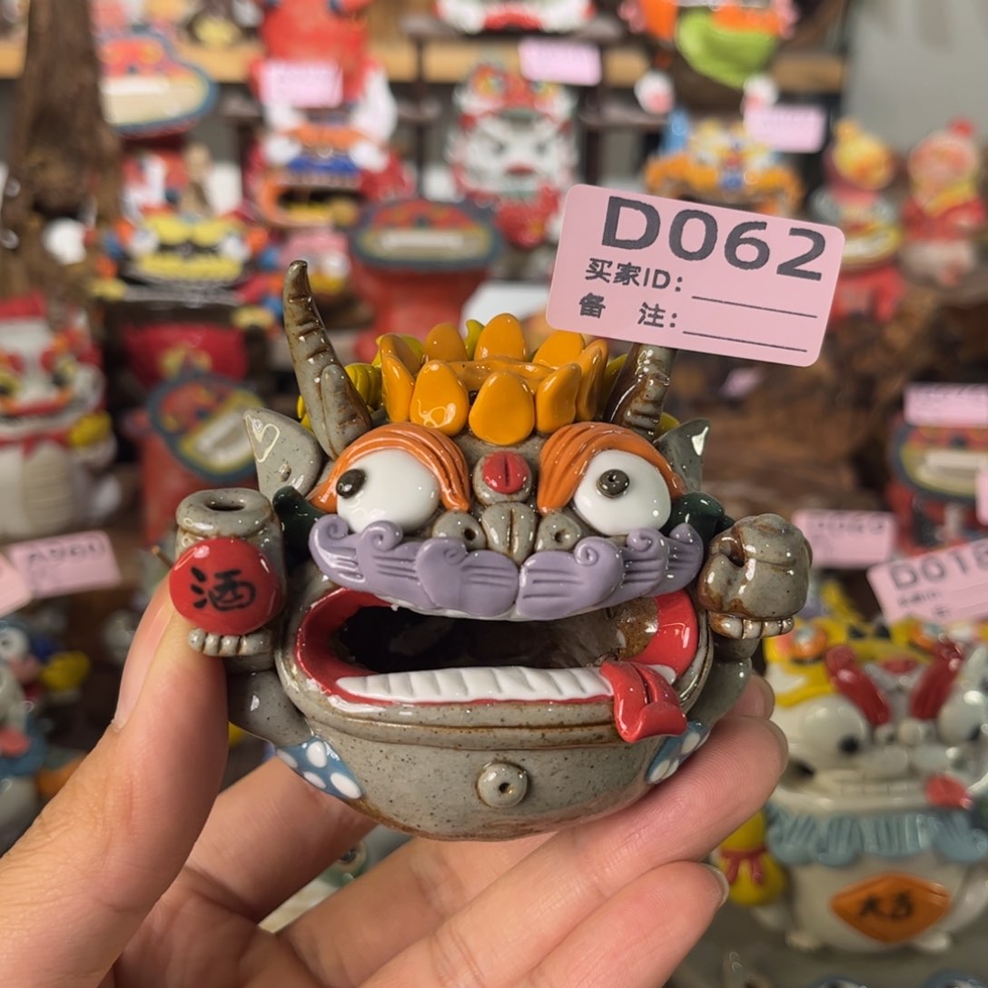 泥塑纯手工茶宠摆件