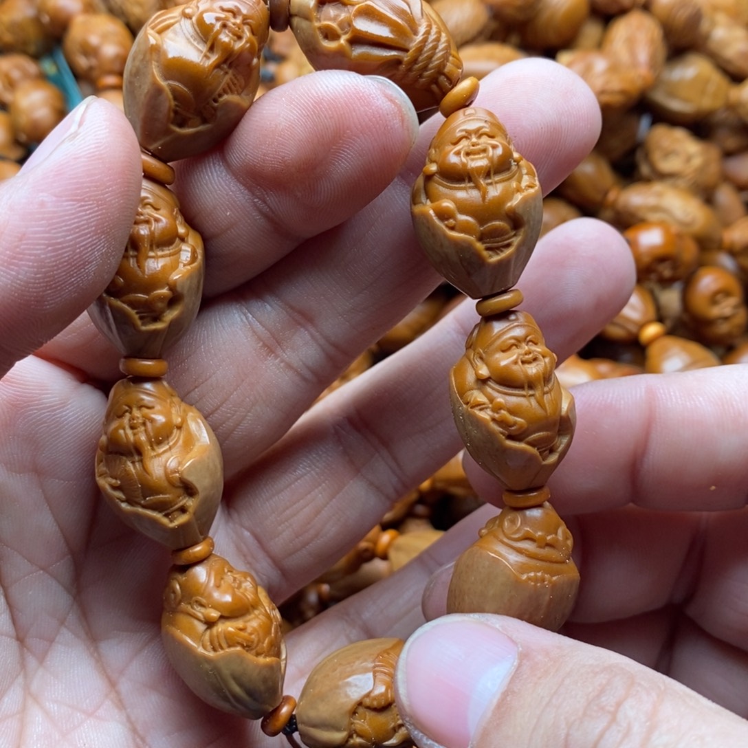 手串/手链橄榄核百包衣财神白