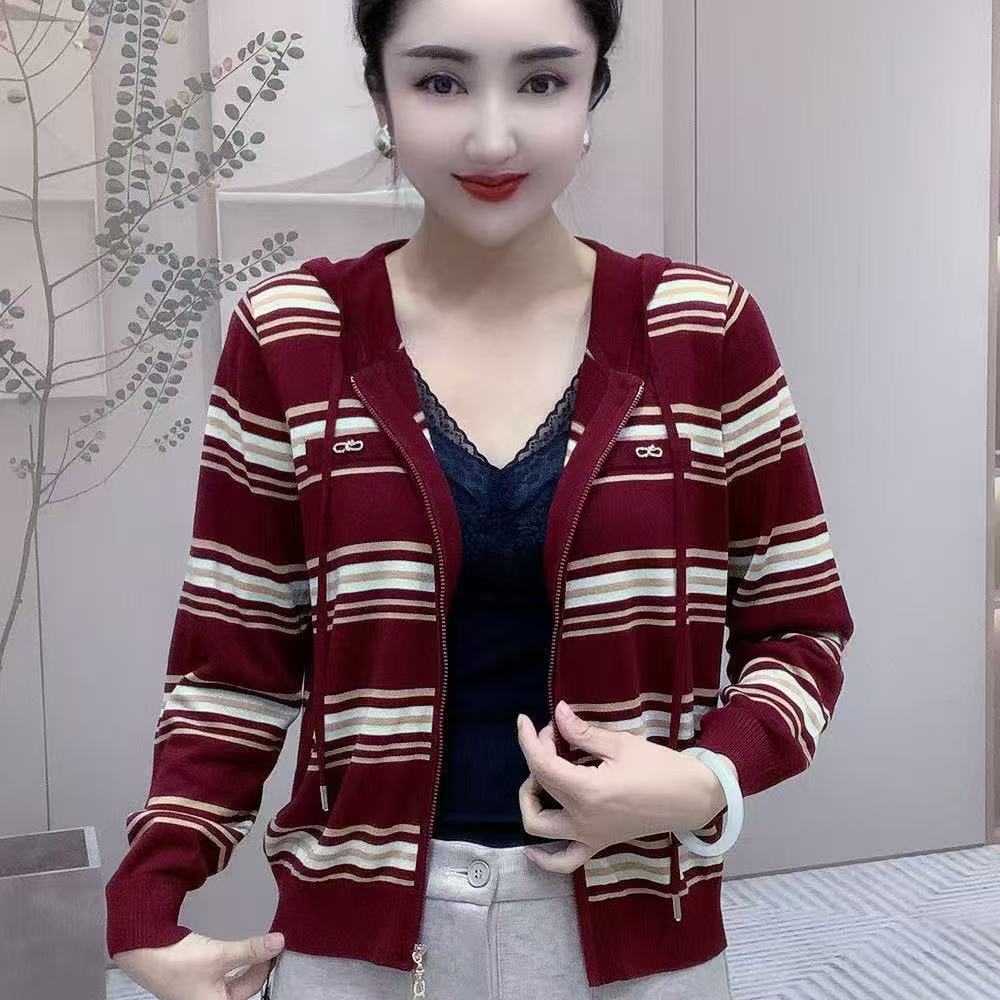 高档时尚洋气百搭新款莱赛尔天丝开衫28010