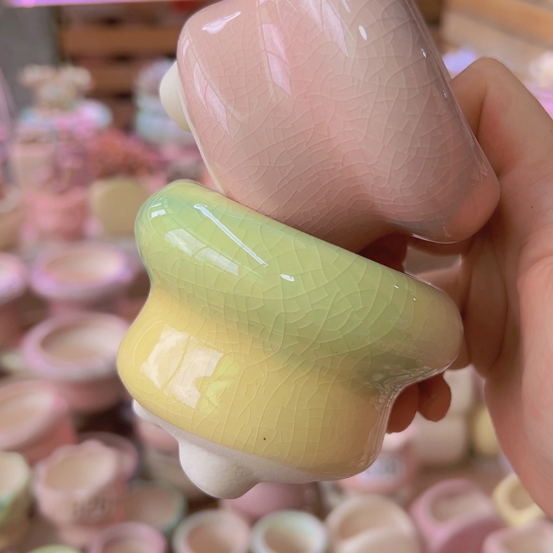 陶瓷花盆当场满12包邮