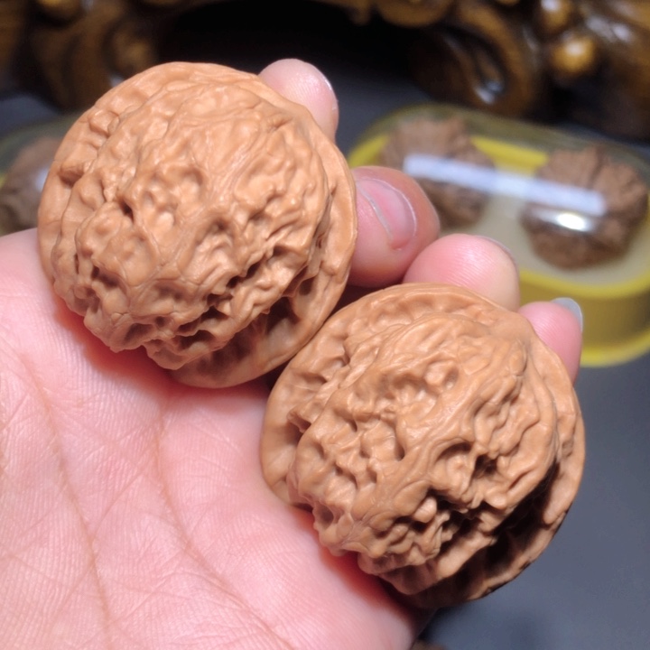 文玩核桃把件37野狼