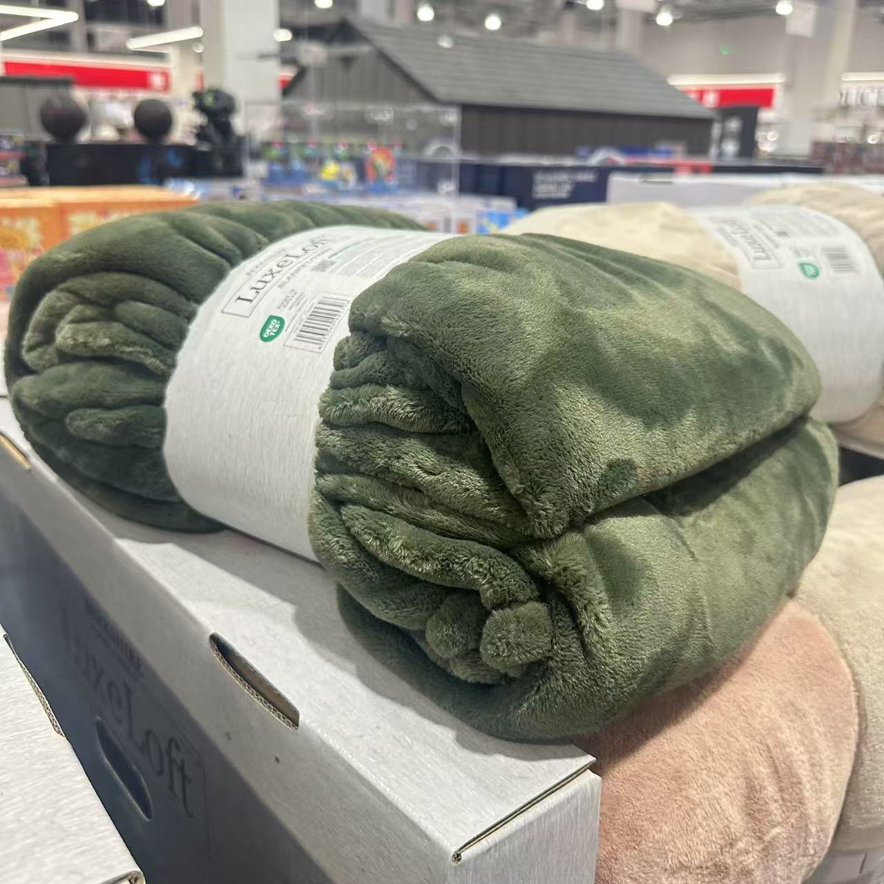  MT-2024500【外贸原单】绿色盖毯200*150