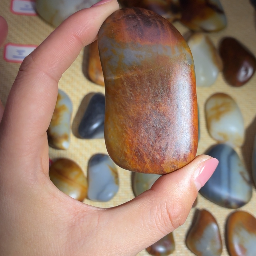 和田玉未镶嵌挂件105g