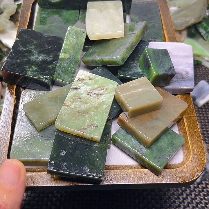 未镶嵌和田玉珠宝半成品真**恒