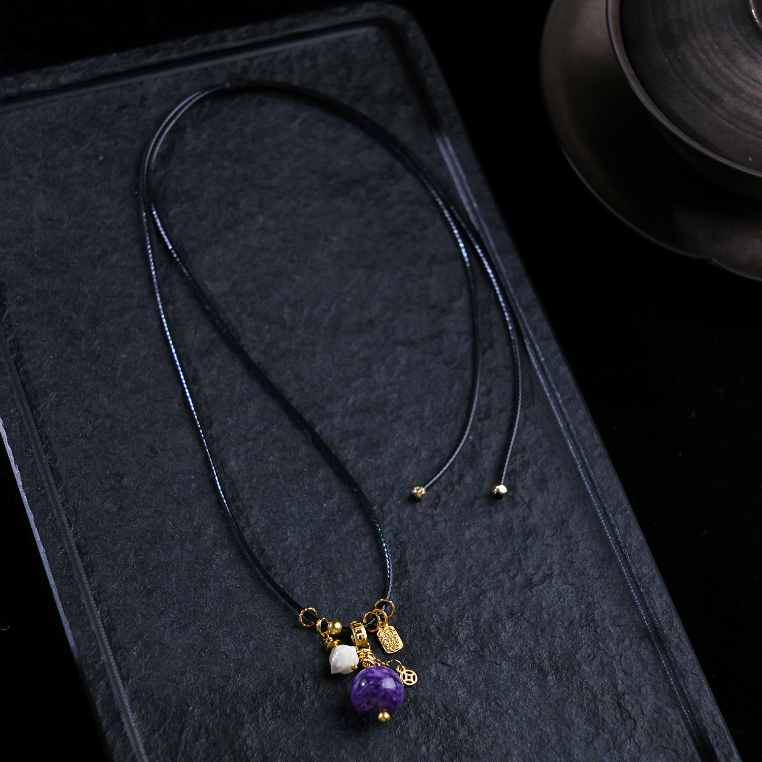 【思嘉】守愿・龙纹紫龙晶福临项链 | 多样性发一 AA0419