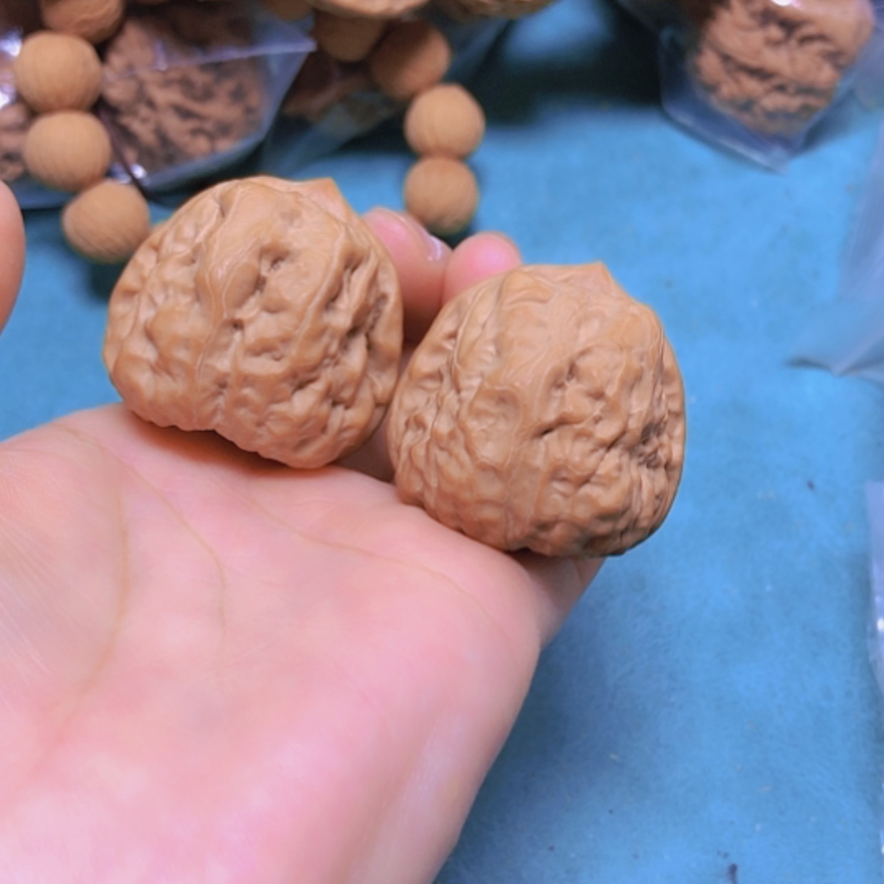 【闪购商品】把件核桃37蛤蟆头修尖