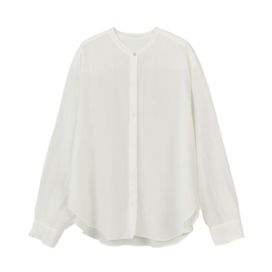 左岸迷香黑色衬衫白色衬衣Z25FW1003