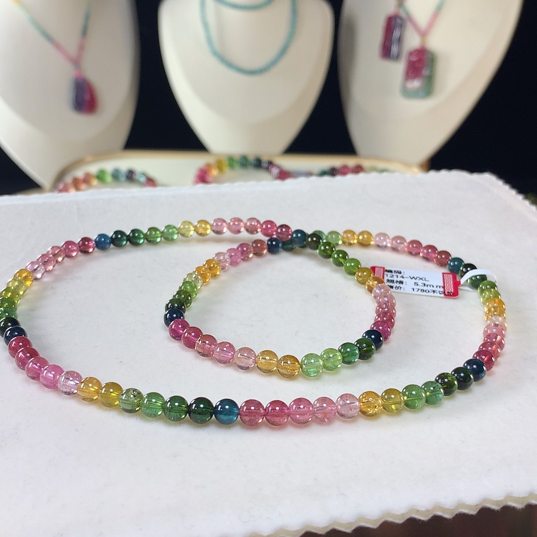 碧玺手链未镶嵌碧玺手链