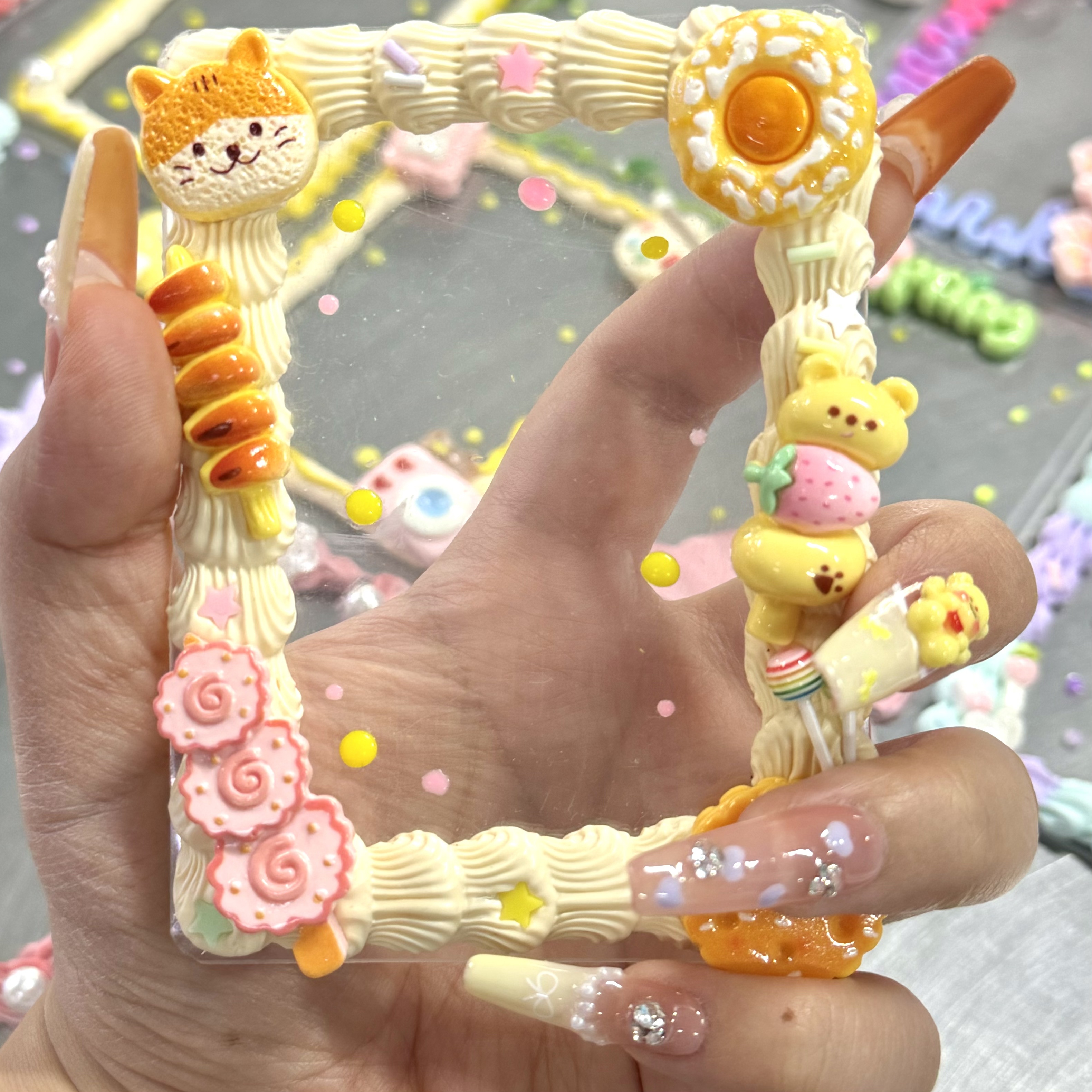 可爱卡通奶油胶精美多巴胺卡套 直播间主播代拆款式随机