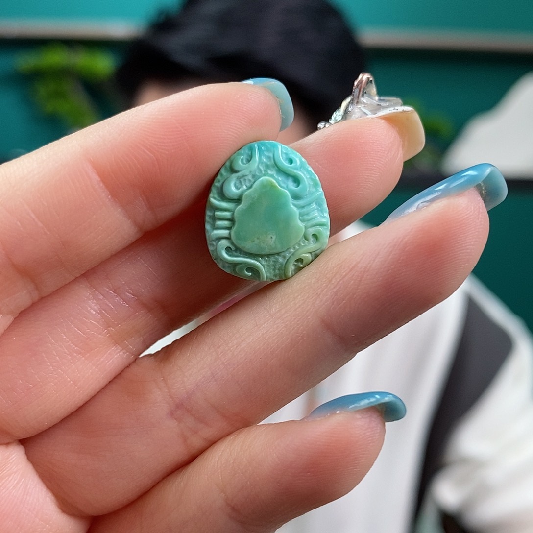 绿松石珠宝奇石未镶嵌