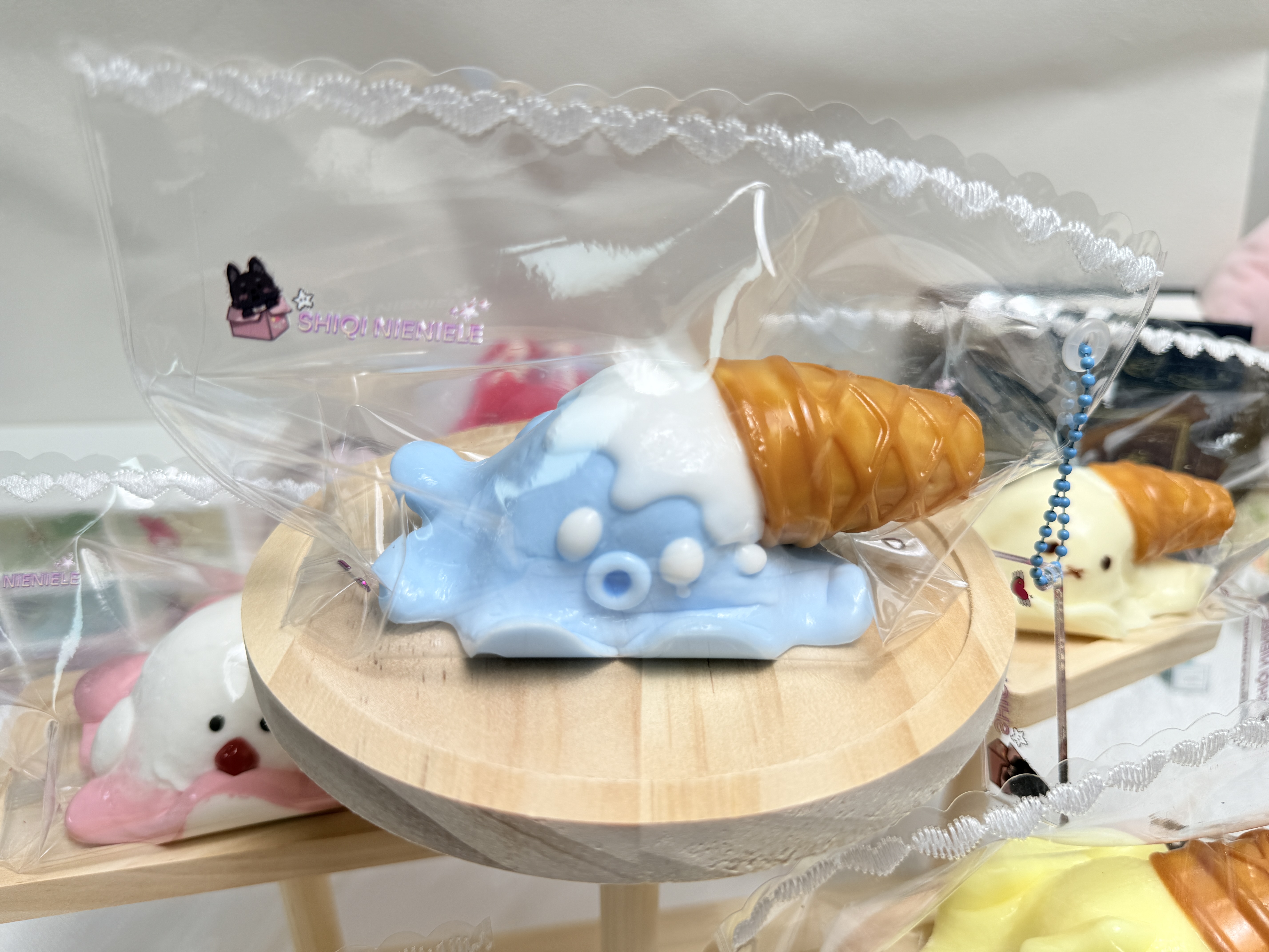 【乳膏泥】章鱼雪糕筒（纯手工必有微瑕）食品级硅胶解压玩具