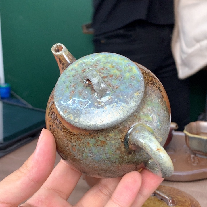 紫砂柴烧纯自然柴烧