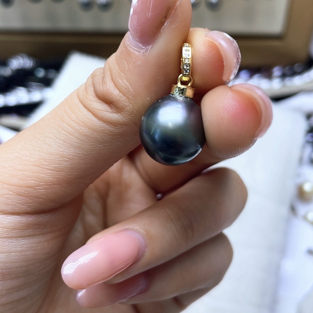 海水珍珠颈饰银S925镶嵌