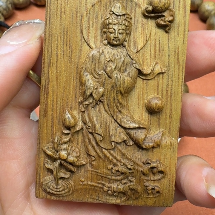 沉香吊坠馨安居沉香定制款