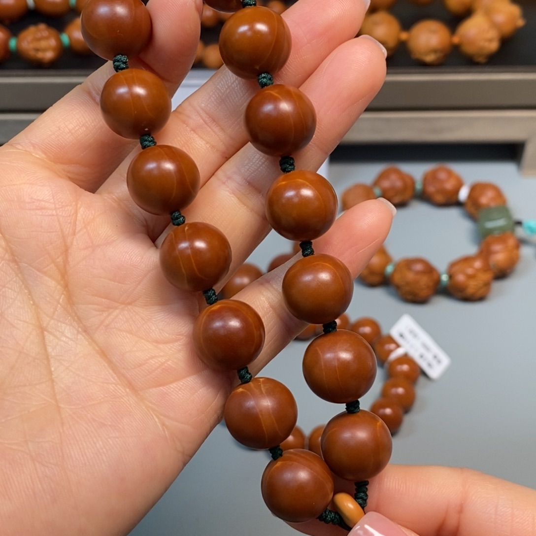 橄榄核手串/手链1.45梅林铁