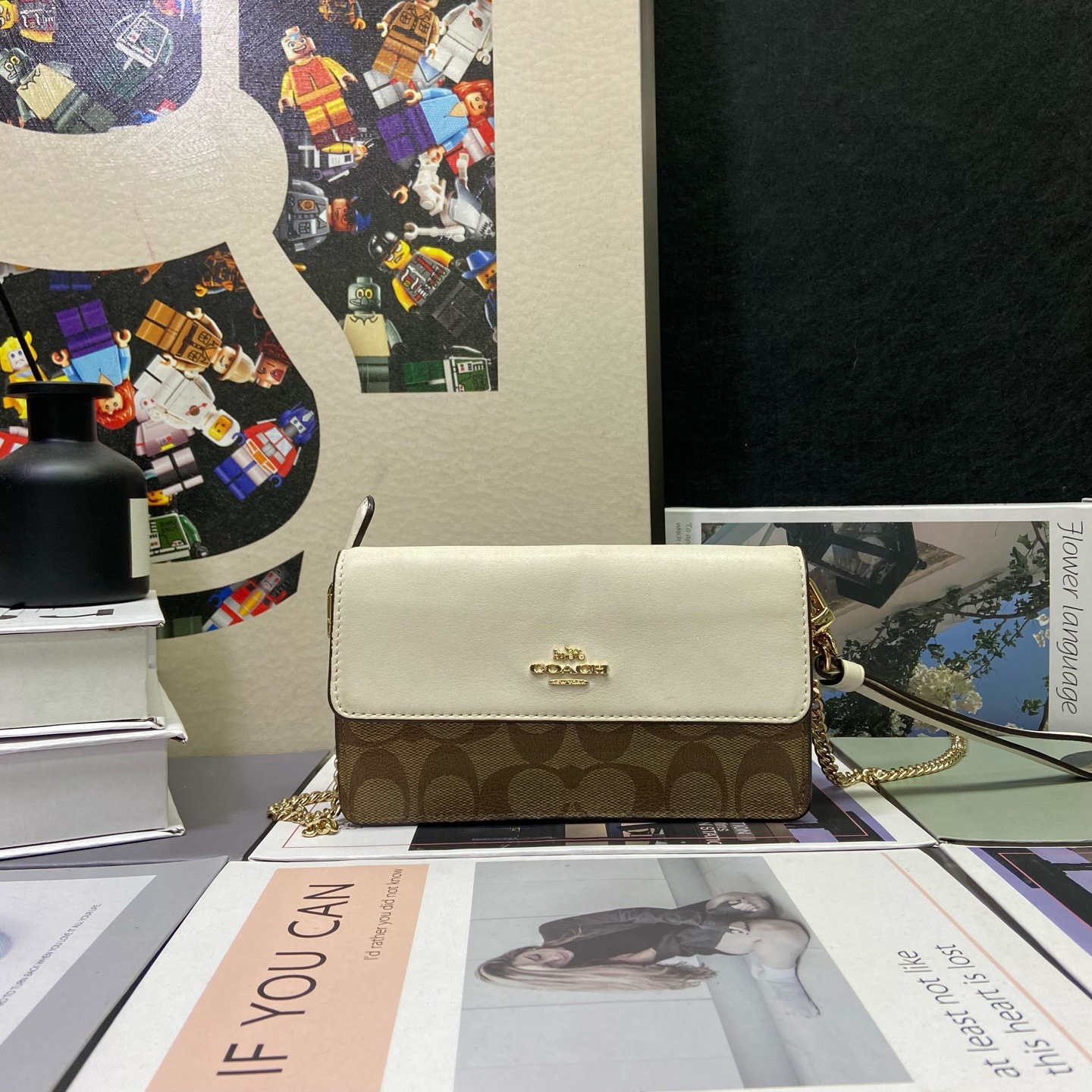 95新 COACH/蔻驰 23151斜挎包18*10