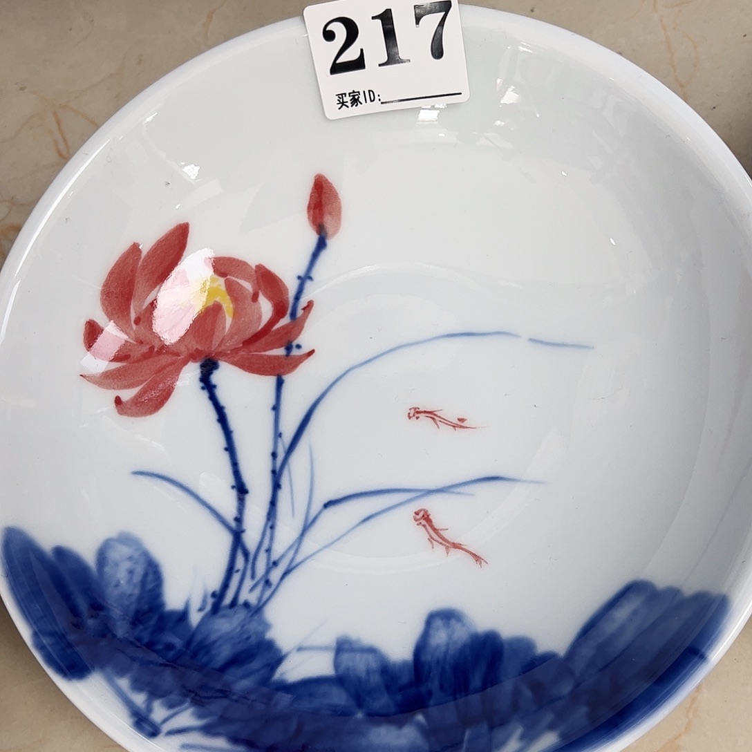 瓷片景德镇陶瓷手工手绘制作