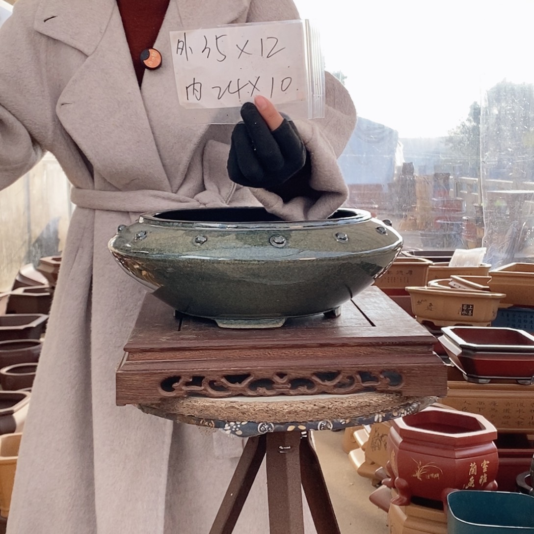 紫砂花盆紫砂花盆