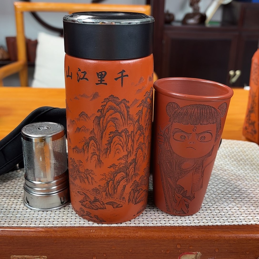 紫砂茶杯宜兴紫砂杯