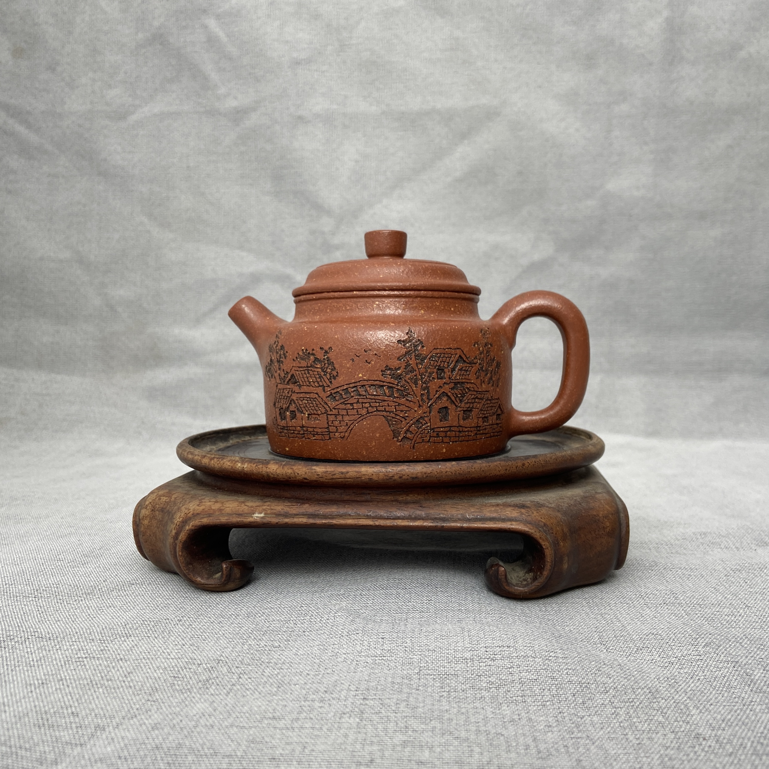 宜兴手工紫砂陶 茶壶GS3479-14