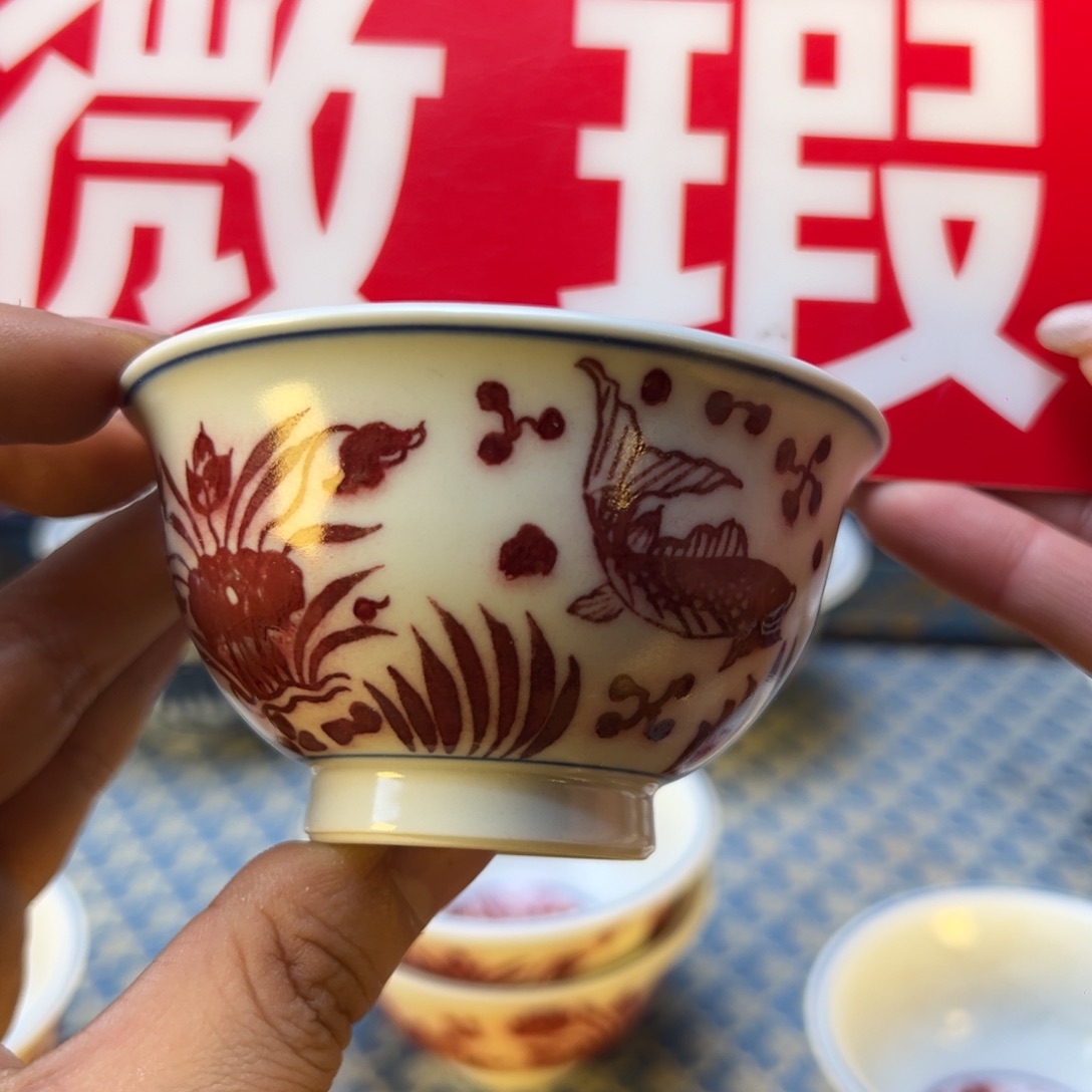 摆件微瑕景德镇手工手绘