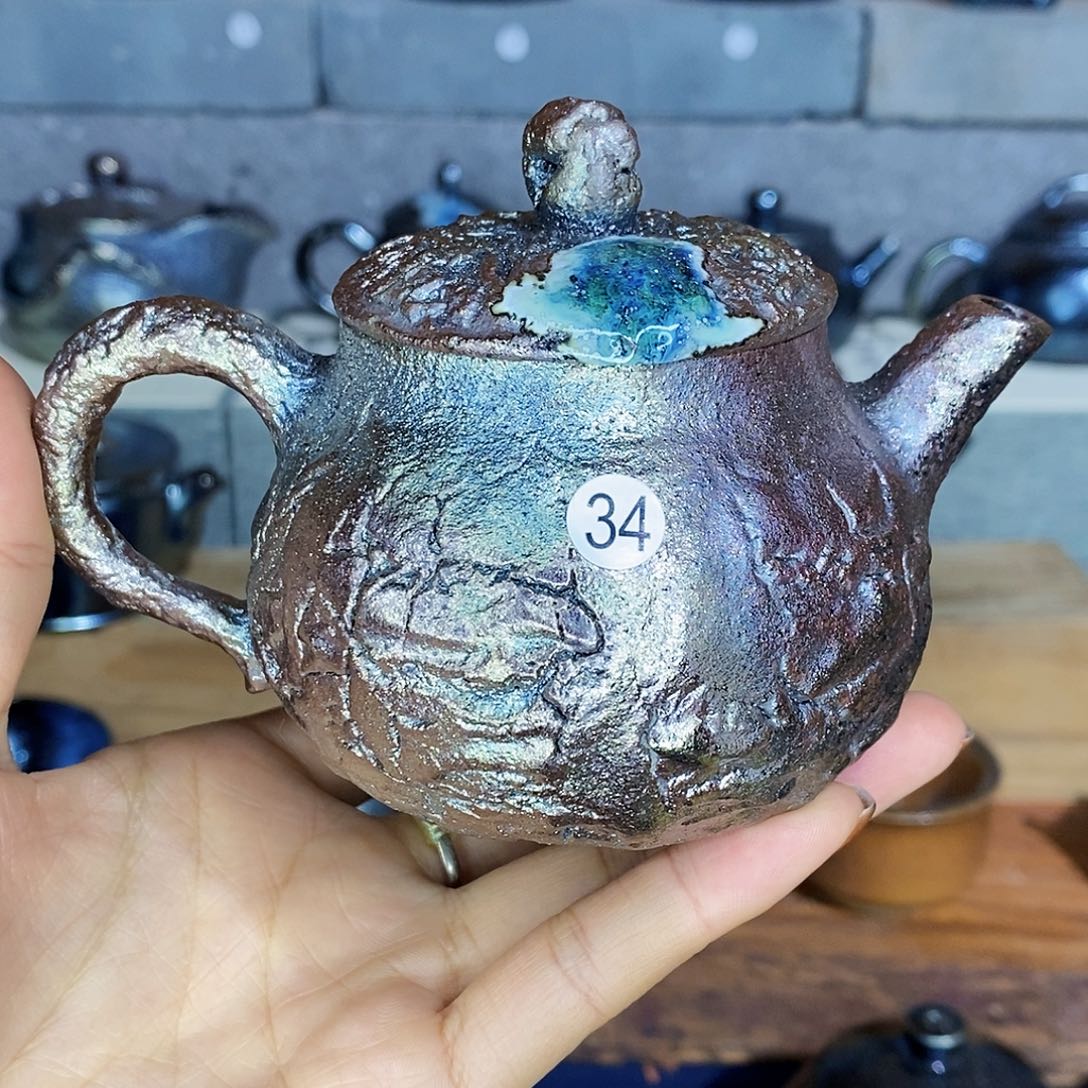 壶潘云南建水紫陶柴烧