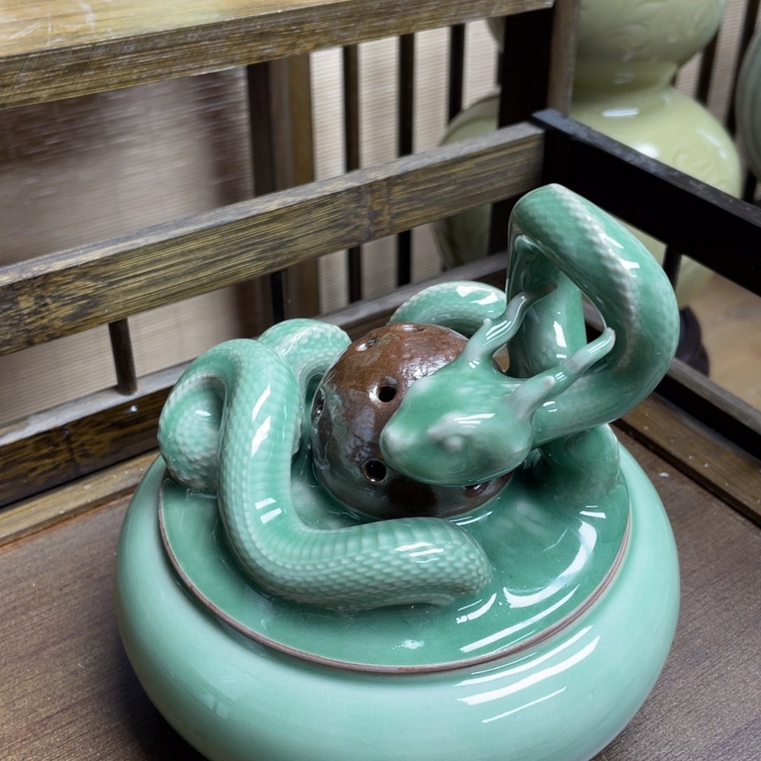 文*福利青瓷茶具杯子微瑕